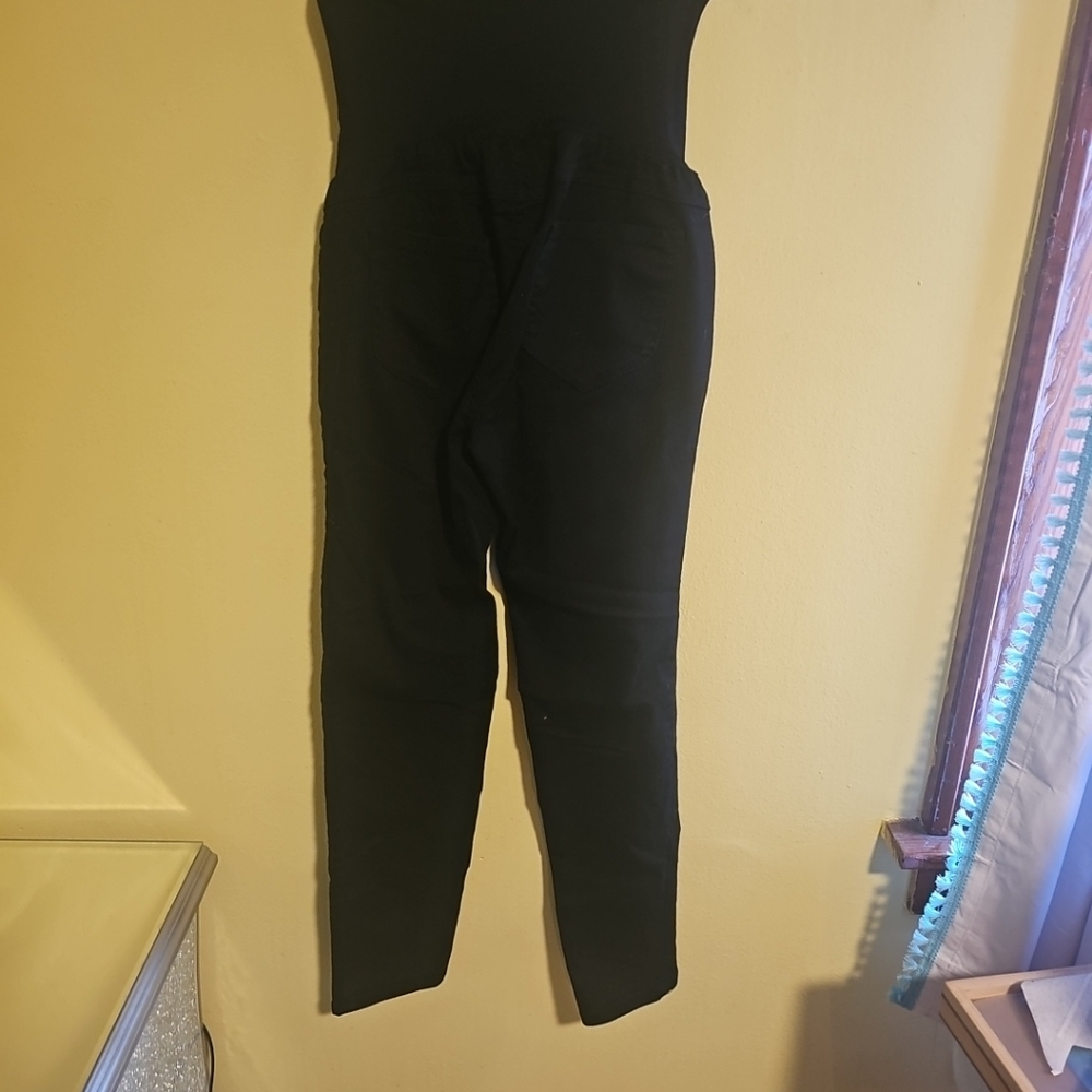 Evermore Denim Maternity Size Medium Black Pull-On Pants Dressy Casual - Picture 4 of 7